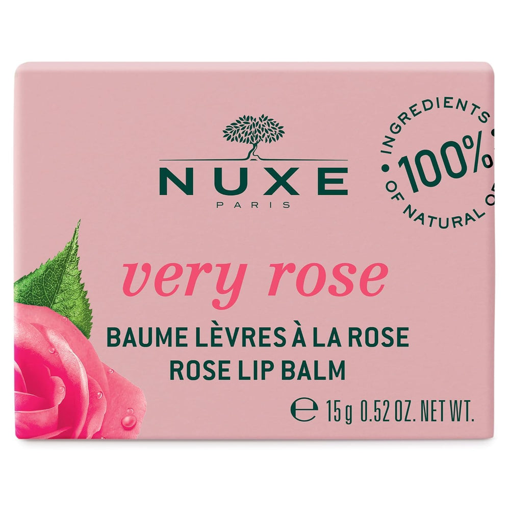Nuxe Very Rose overnight mask layer on lips for overnight comfort.