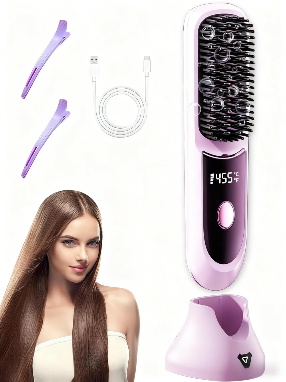 Nvnvske Go Brush Pro cordless-hair-styling for on-the-go convenience.