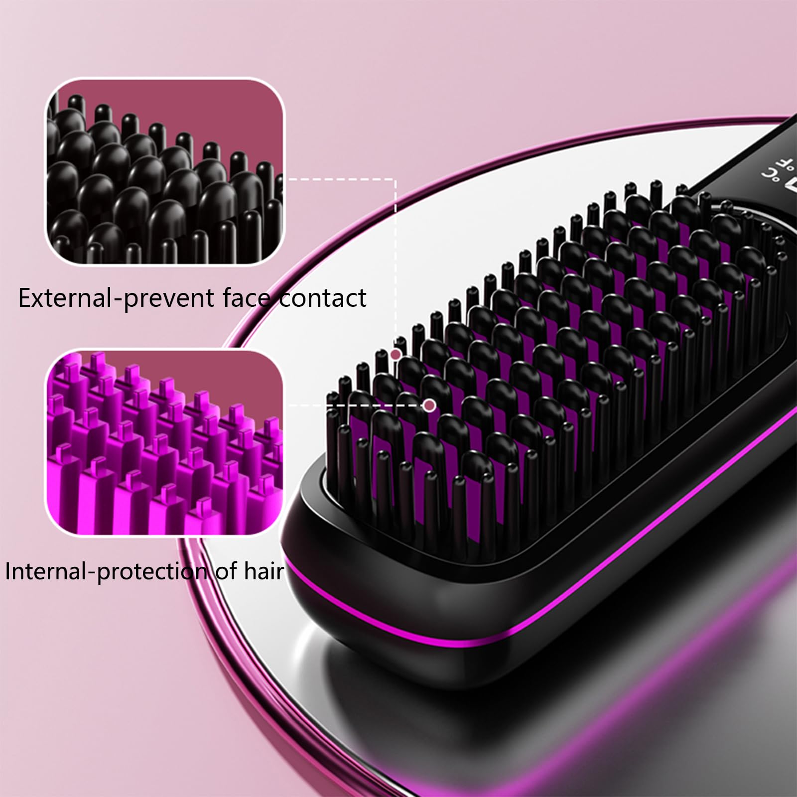 Nvnvske Go Brush Pro usb-c-charging-feature enables fast recharge when traveling.