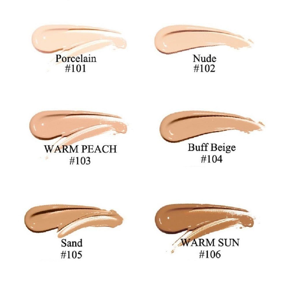 nvyue PHOERA 104 Buff Beige swatches for natural shade match