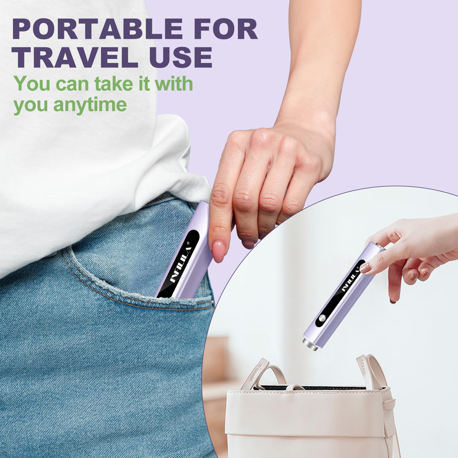 NXJ INFILILA USB recharge enables extended manicure sessions on the go.