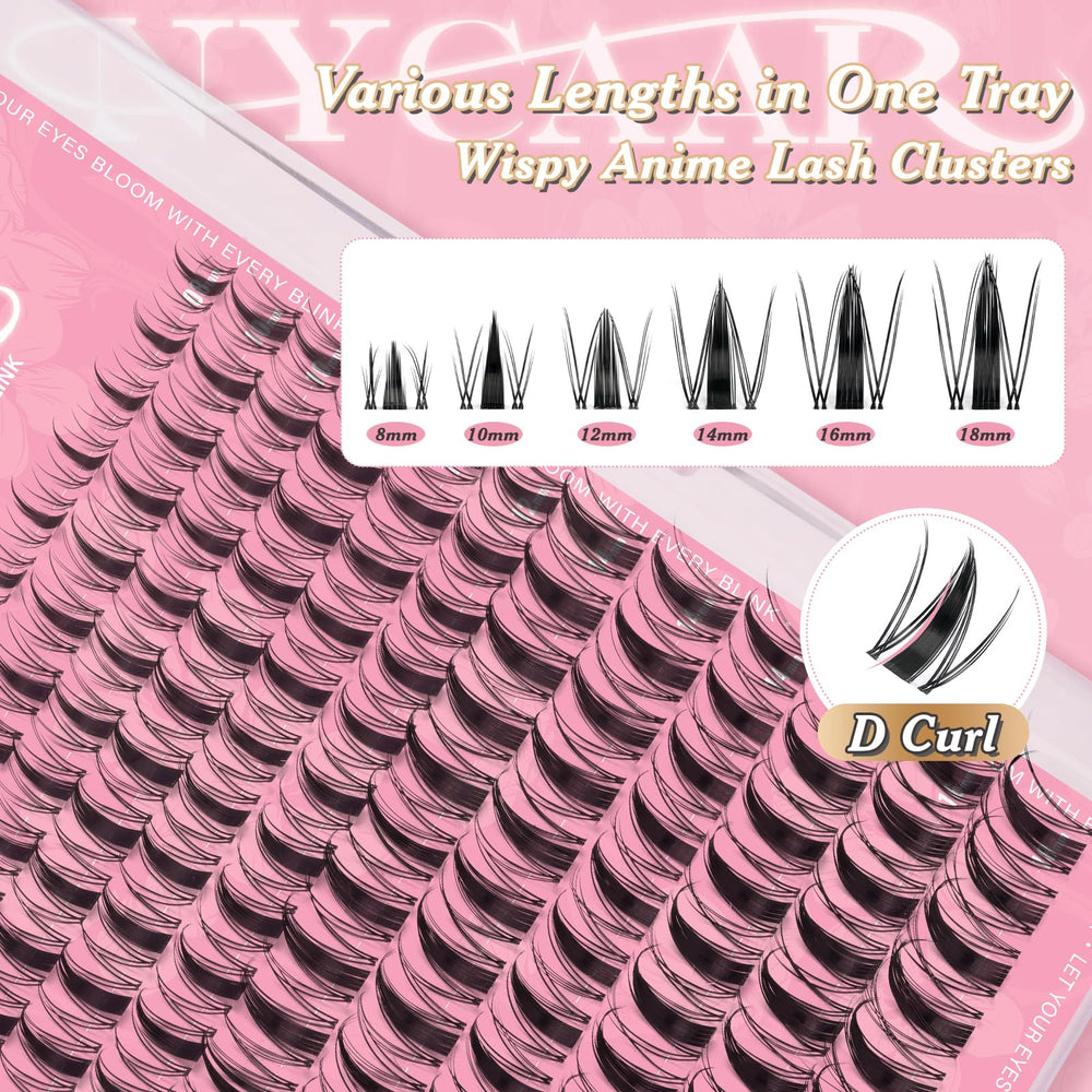 NYCAAR 8-18mm Fairy Clusters offering versatile length options