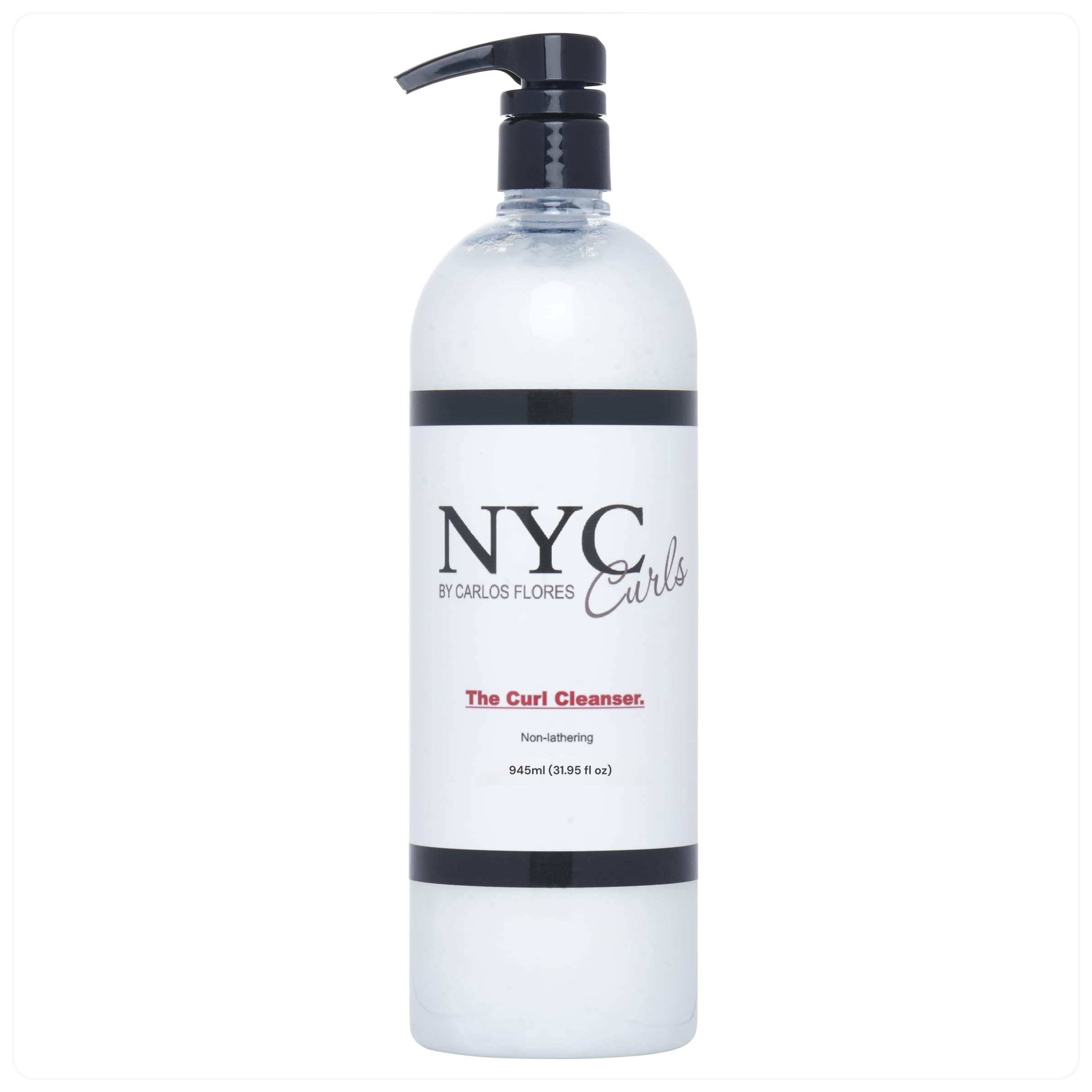 NYC Curls The Curl Cleanser bottle, sulfate-free cleanse with detangling slip for color-safe curly hair.
