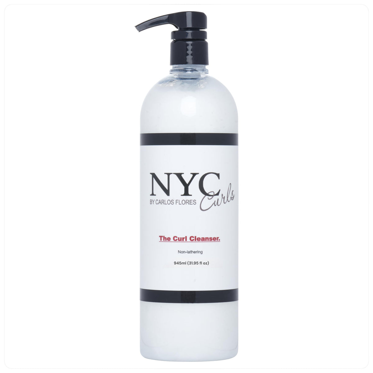 NYC Curls The Curl Cleanser bottle, sulfate-free cleanse with detangling slip for color-safe curly hair.