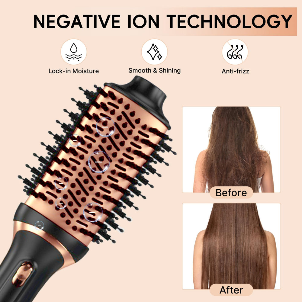Nycoba hair dryer brush safety ALCI switch supports safer styling routines.