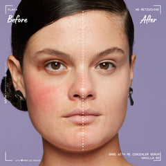 NYX Bare With Me Concealer Serum applied to face and body for even skin tone
