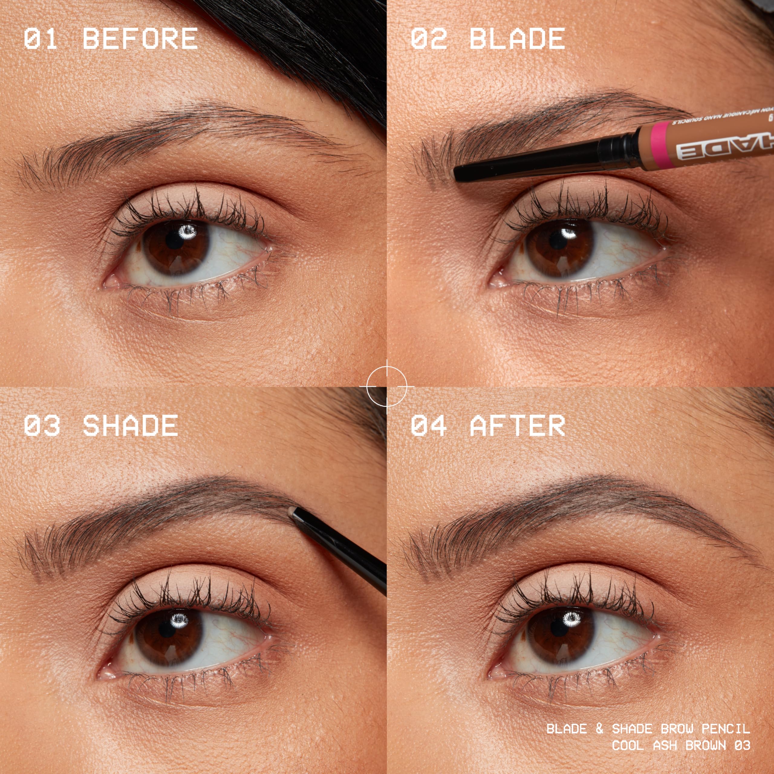 NYX Blade & Shade Brow Pencil offers transfer-resistance for durable brow look