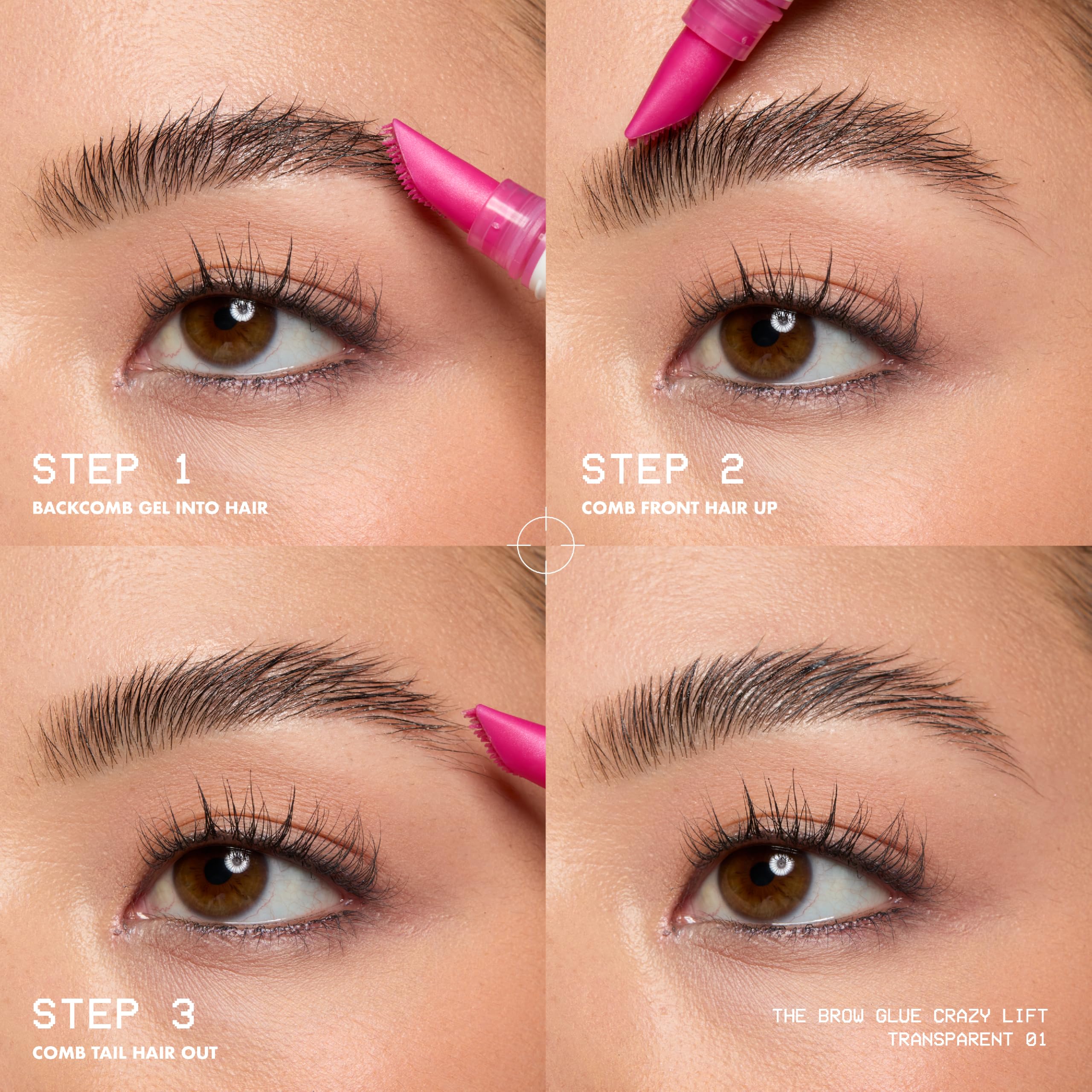 NYX PROFESSIONAL MAKEUP before and after lift showing laminated effect