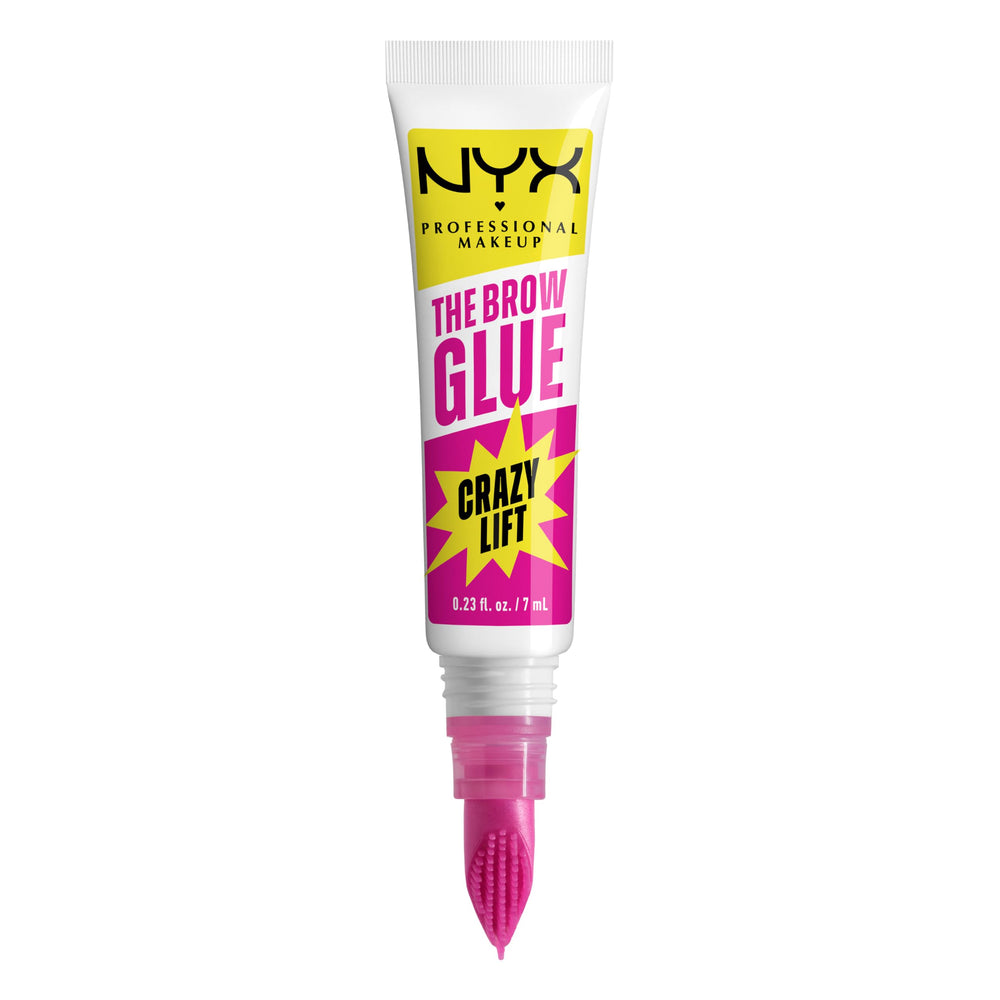 NYX PROFESSIONAL MAKEUP front packaging showing clear brow gel benefit