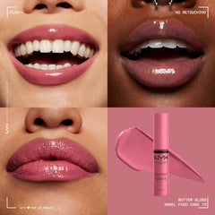NYX Butter Gloss Angel Food Cake tube packaging on-the-go gloss