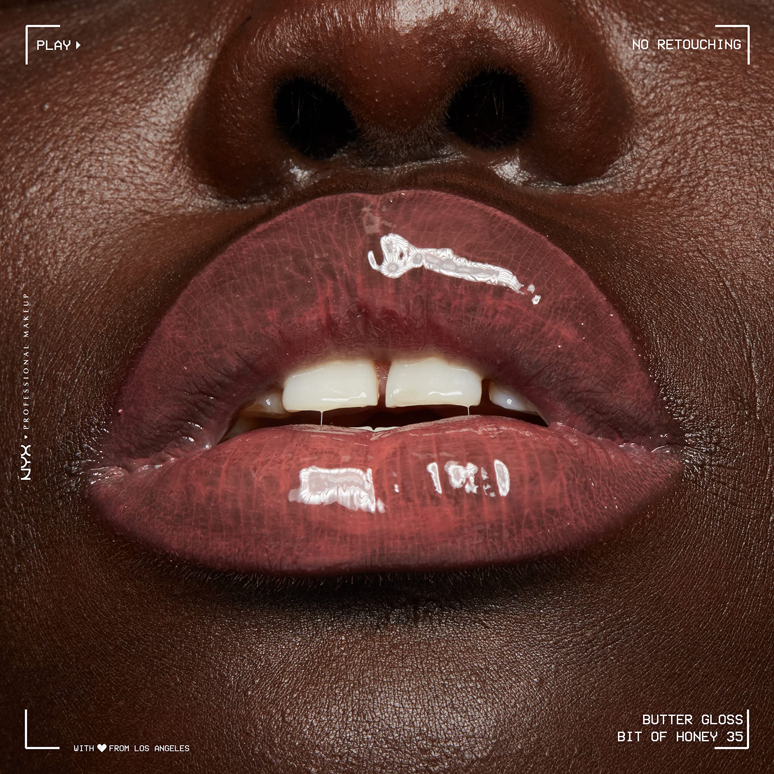 NYX Butter Gloss Bit Of Honey cruelty-free branding signals responsible beauty.