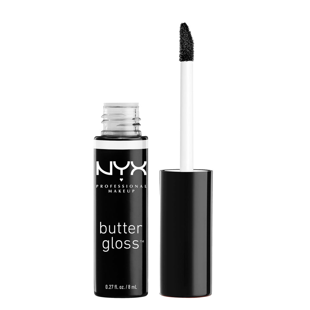 NYX Butter Gloss Licorice adds daily glow and comfort.
