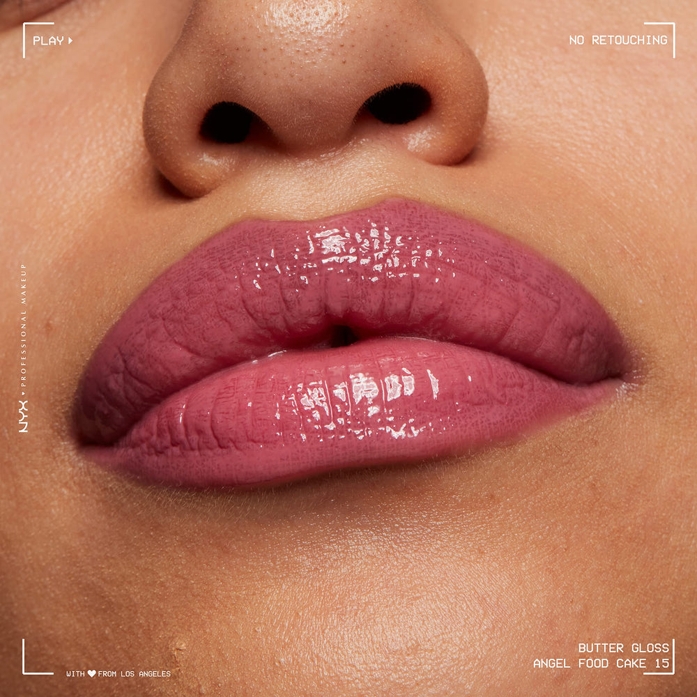 NYX Butter Gloss Sheer-to-medium coverage image hints flexible intensity
