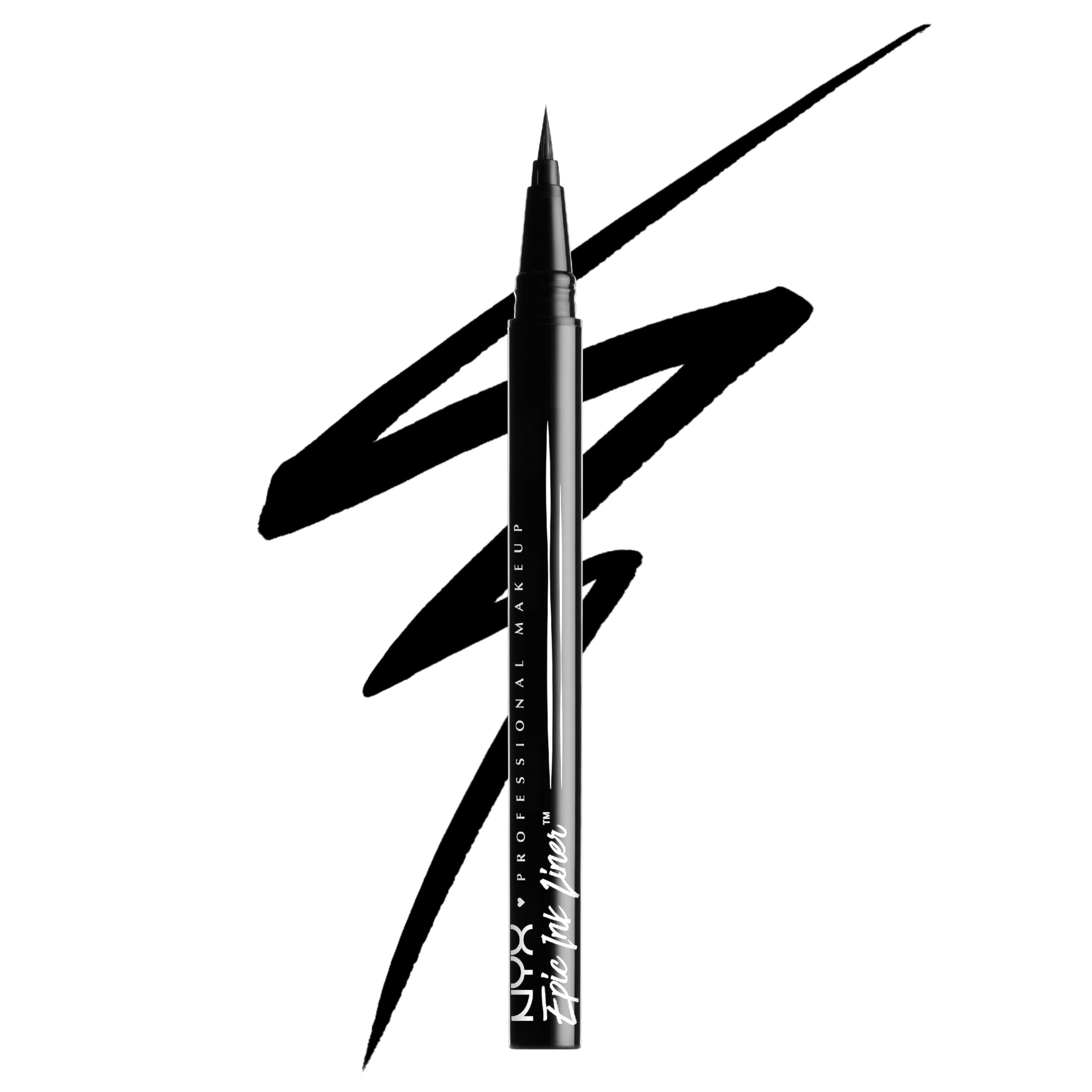 NYX Epic Ink Liner tips angled for precise winged eyeliner.