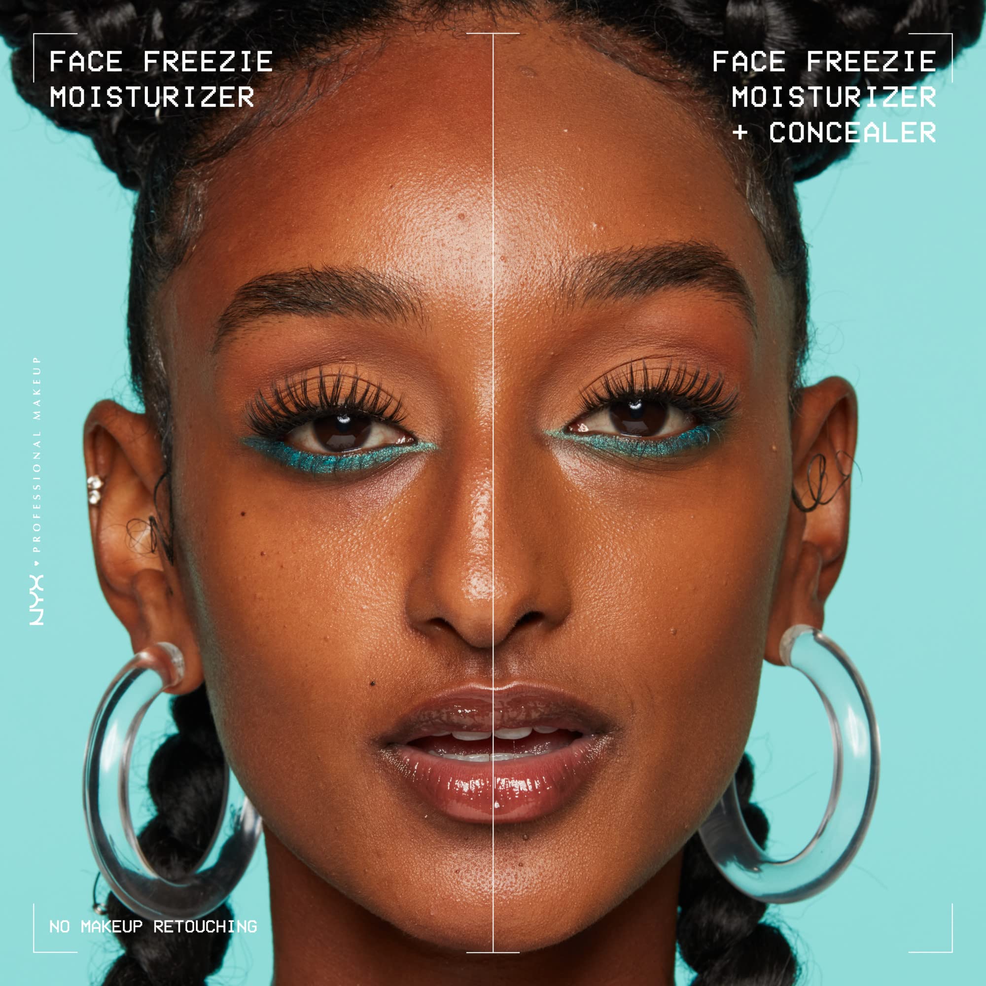 NYX Face Freezie Cooling Primer paired with under eye patches for routine