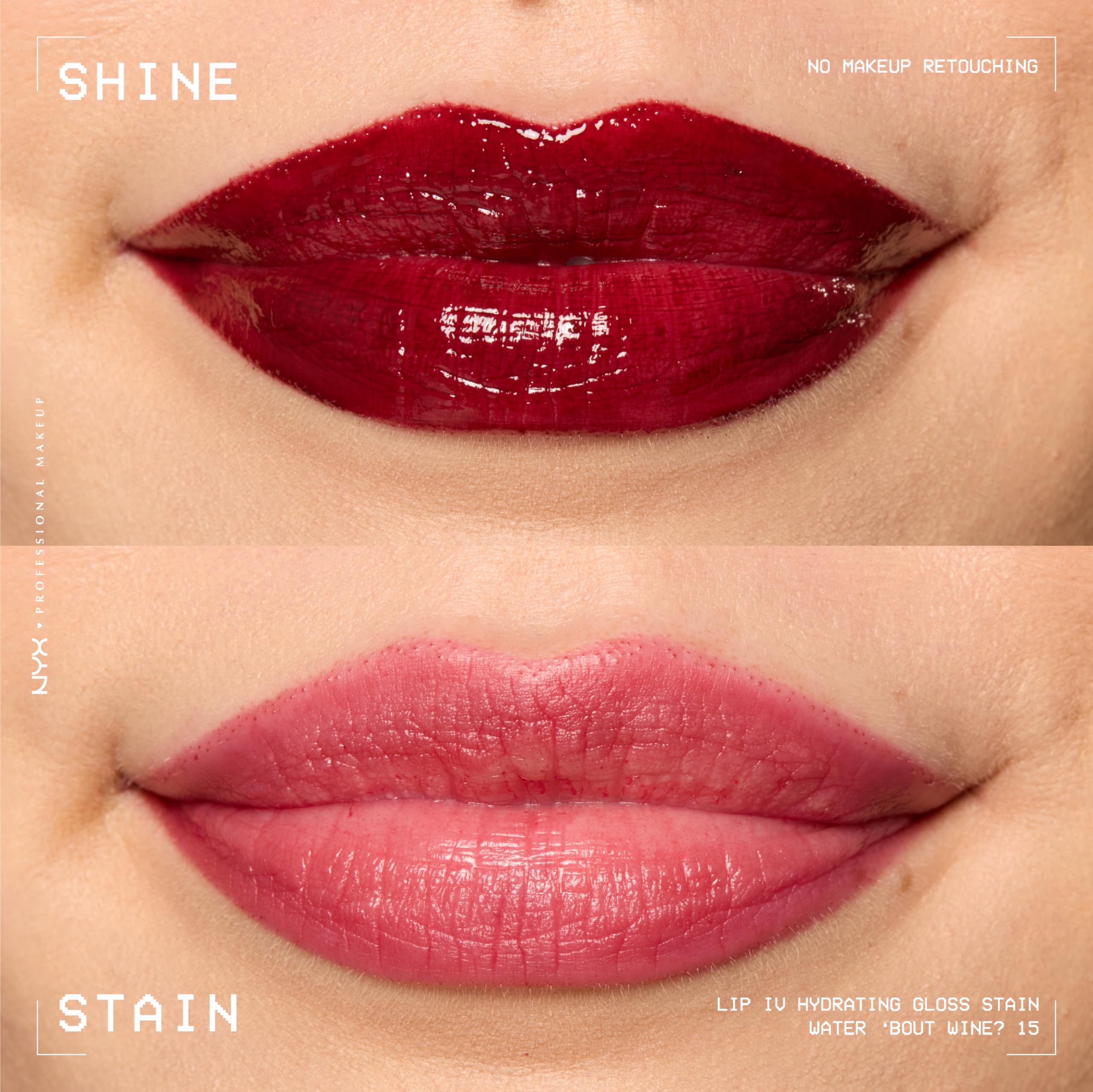 NYX Lip IV Lightweight pigment texture for comfortable wear.