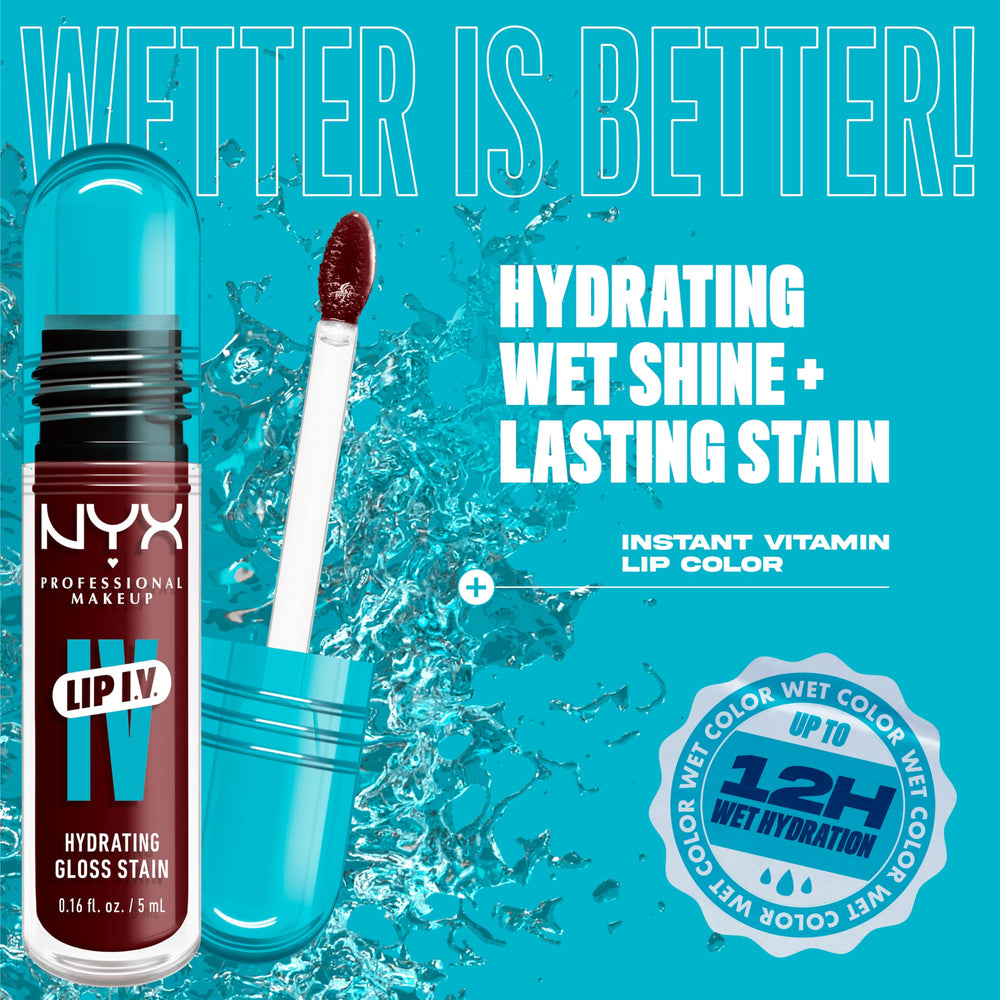 NYX Lip IV Magnesium and Vitamin B12 emphasis on nourishing ingredients.