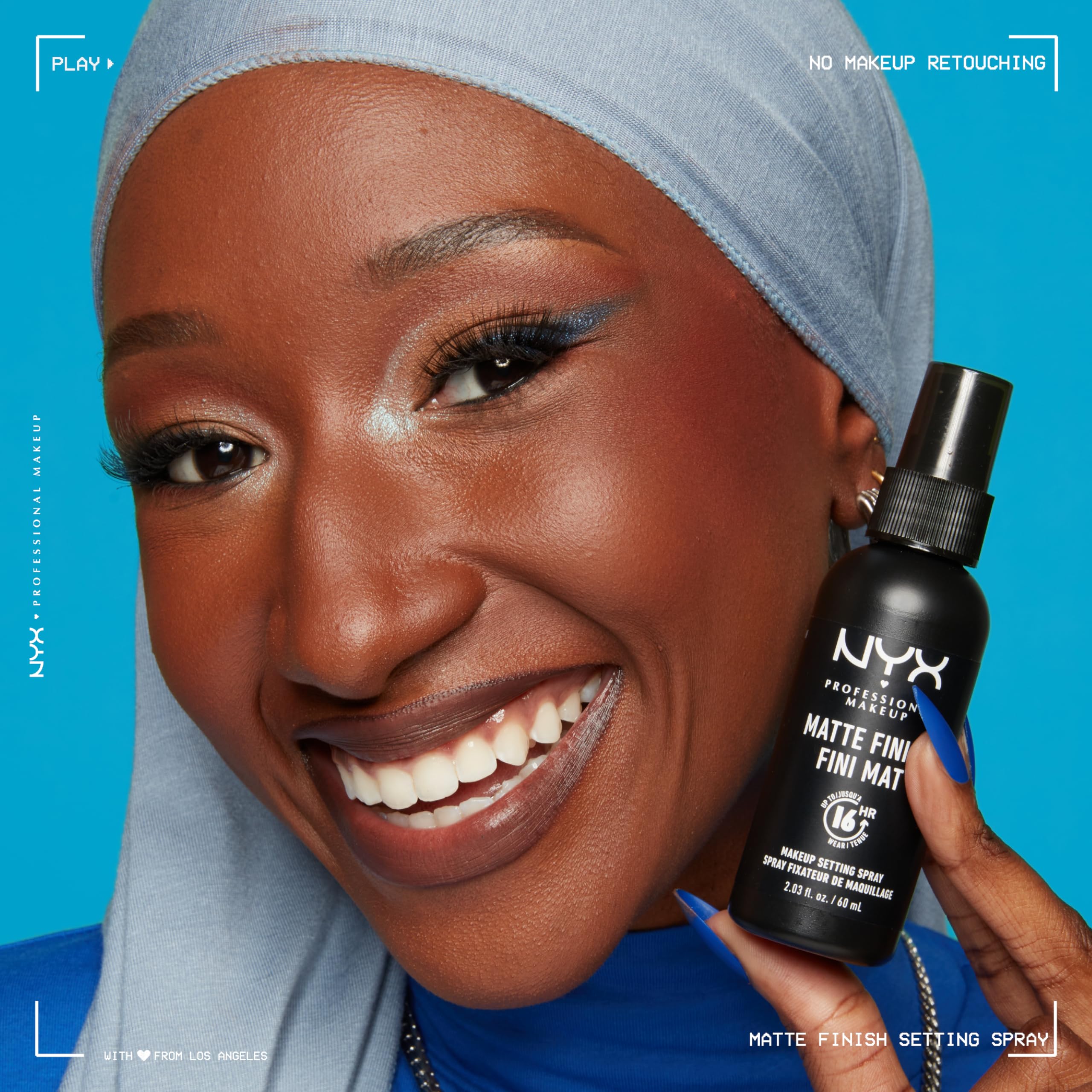 NYX PROFESSIONAL MAKEUP bottle beside foundation indicating compatibility
