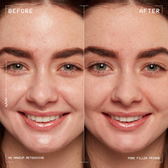 NYX Professional Makeup Pore Filler matte-finish application demonstrates long-wear pre-foundation prep.