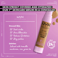 Bare With Me Concealer Serum texture close-up reveals lightweight, non-cakey formula