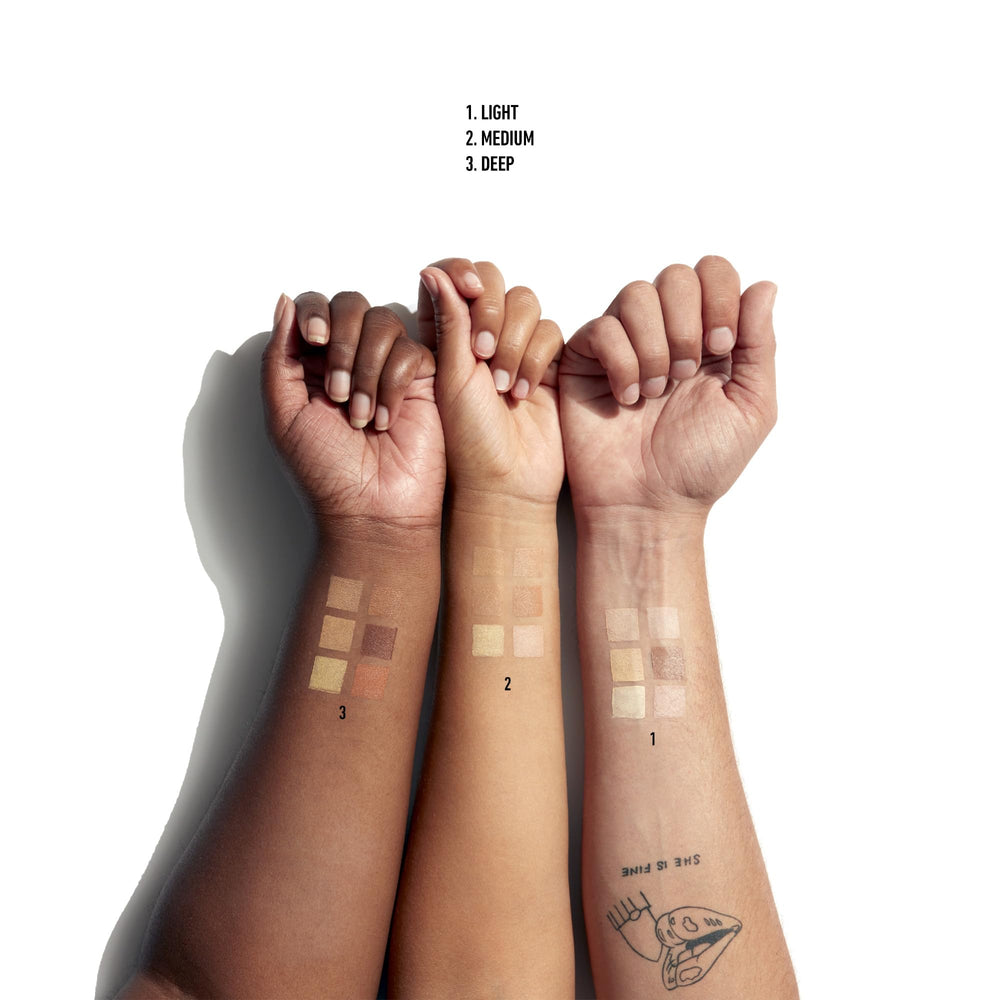 NYX Conceal Correct Contour Palette Medium color corrects redness and dullness with buildable coverage