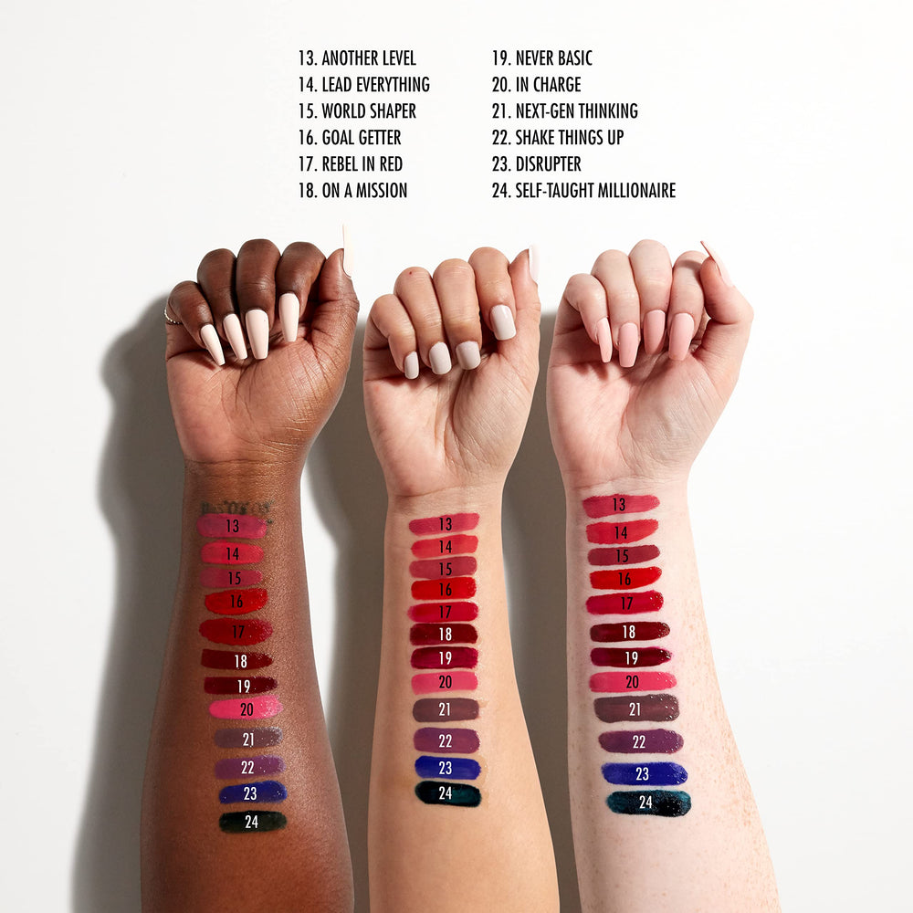 NYX Shine Loud 16-hour no-transfer wear during meals and mask wear
