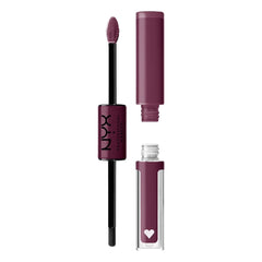 NYX Shine Loud base coat application delivers rich color with nourishing oils.