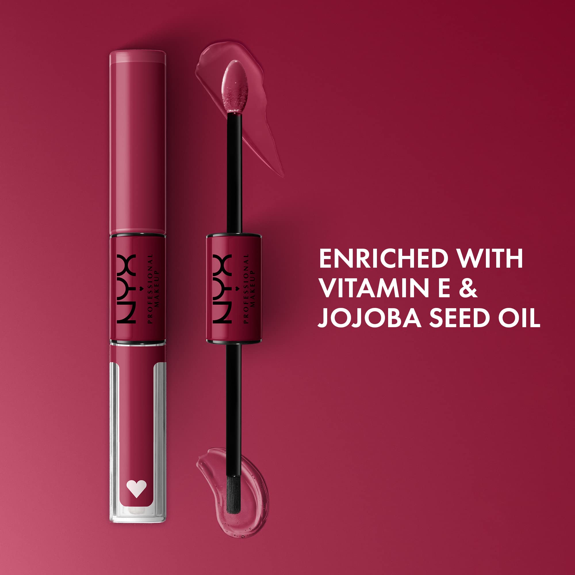 NYX Shine Loud Goal Getter top coat shows ultra-reflective, non-sticky shine