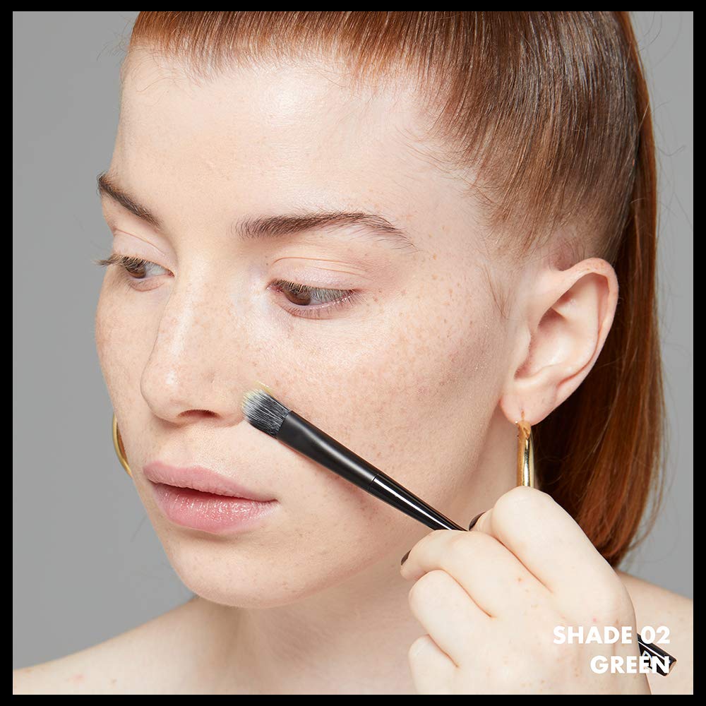 NYX Studio Perfect Primer Green in-use shot shows long-wear base prep