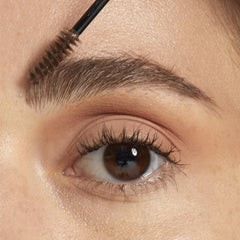 NYX tinted brow mascara Espresso wand-closeup adds soft tint and hold
