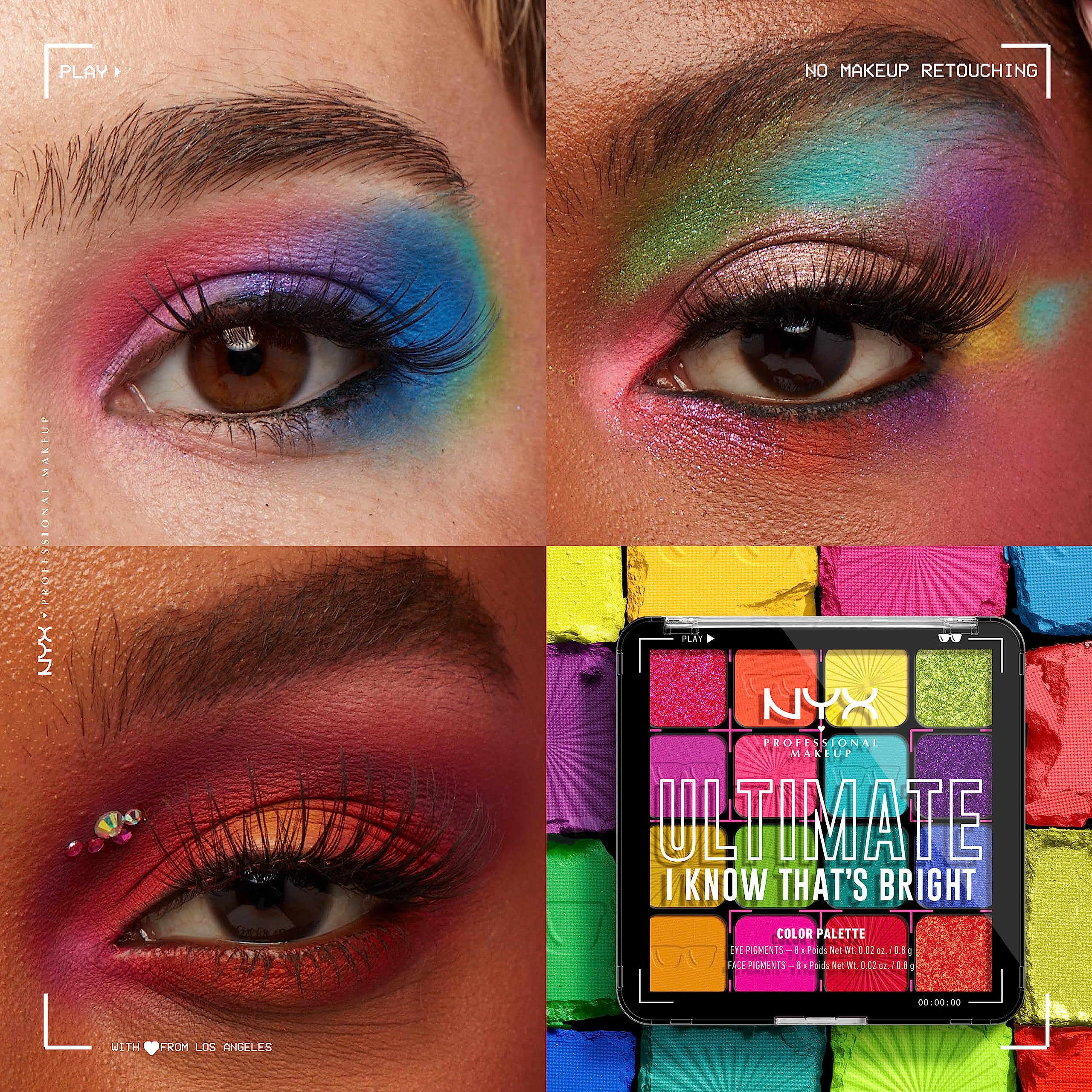 NYX Ultimate Shadow Palette cruelty-free PETA-certified status noted