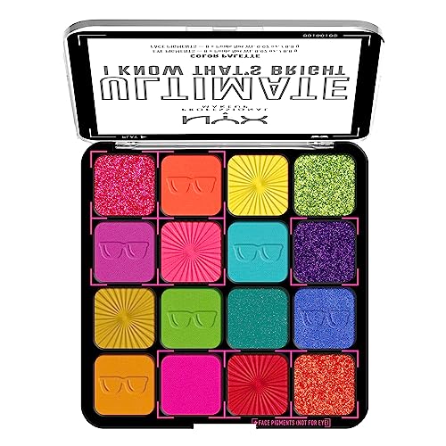 NYX Ultimate Shadow Palette swatches show rich pigments up close