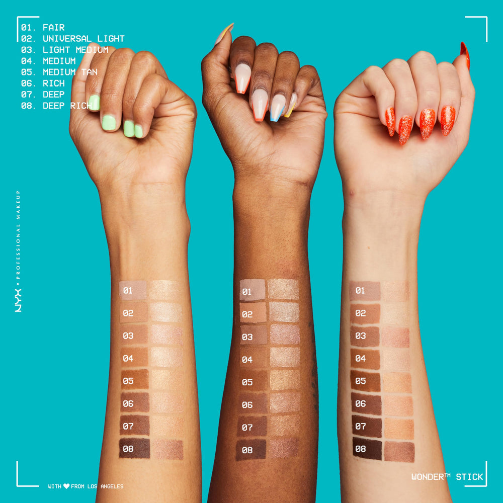 NYX Wonder Stick soft blend yields natural finish with minimal effort