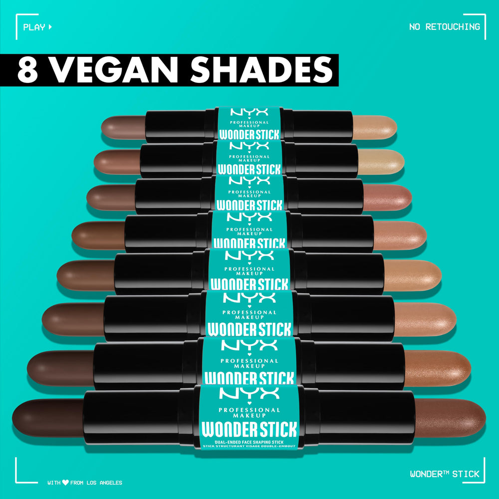 NYX Wonder Stick creamy formula close-up for smooth blending.
