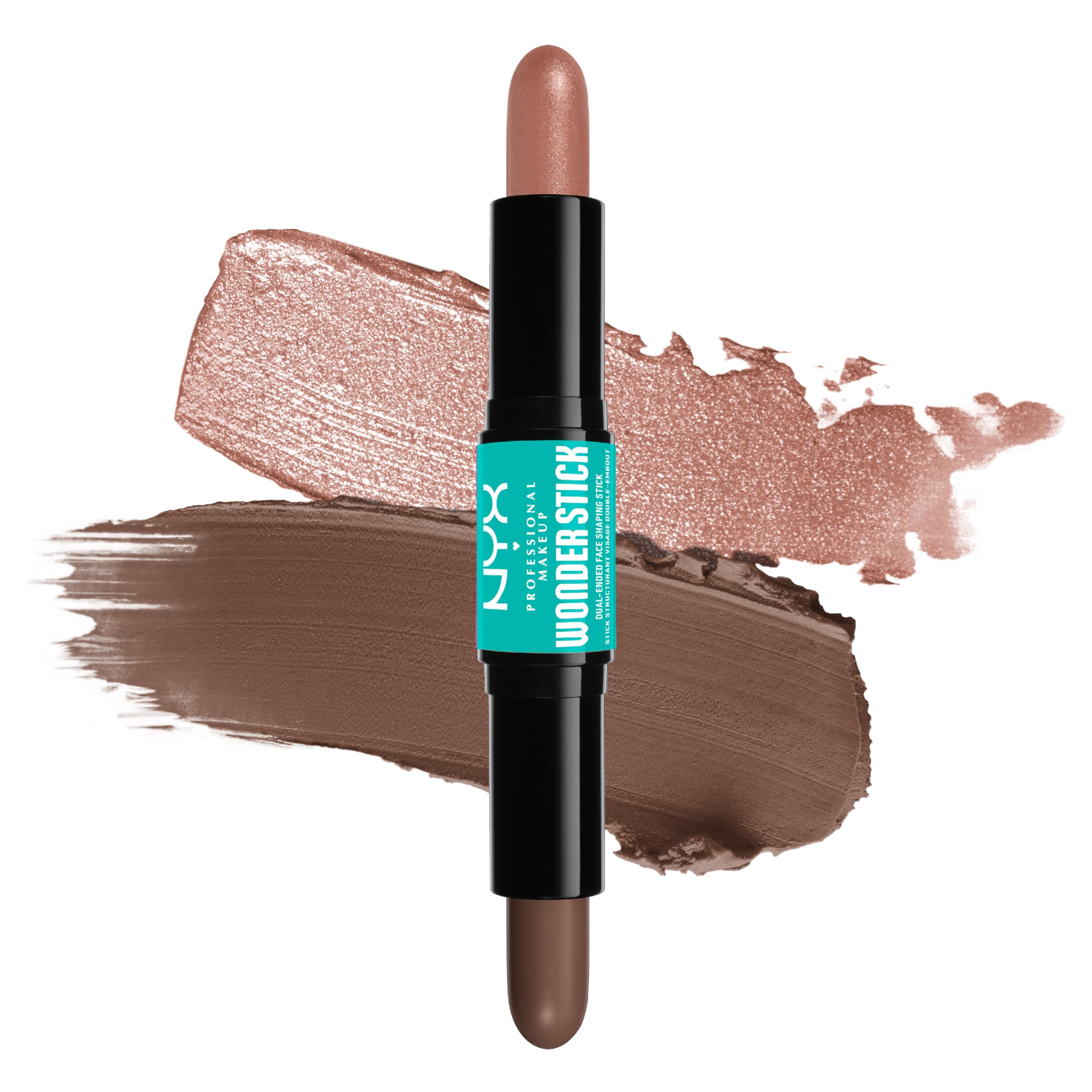NYX Wonder Stick dual-ended contour highlighter for precise shaping and natural-looking glow.