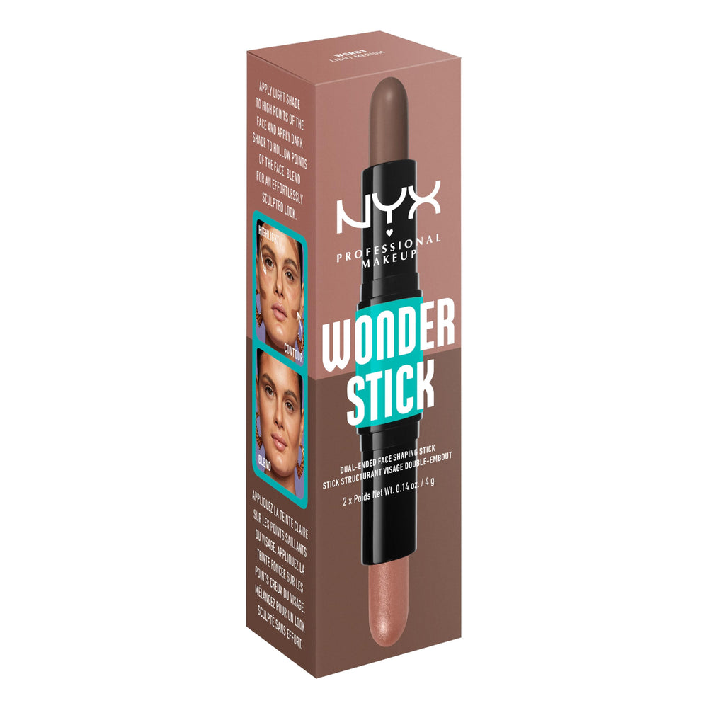 NYX Wonder Stick delivers a natural finish without a heavy makeup look.