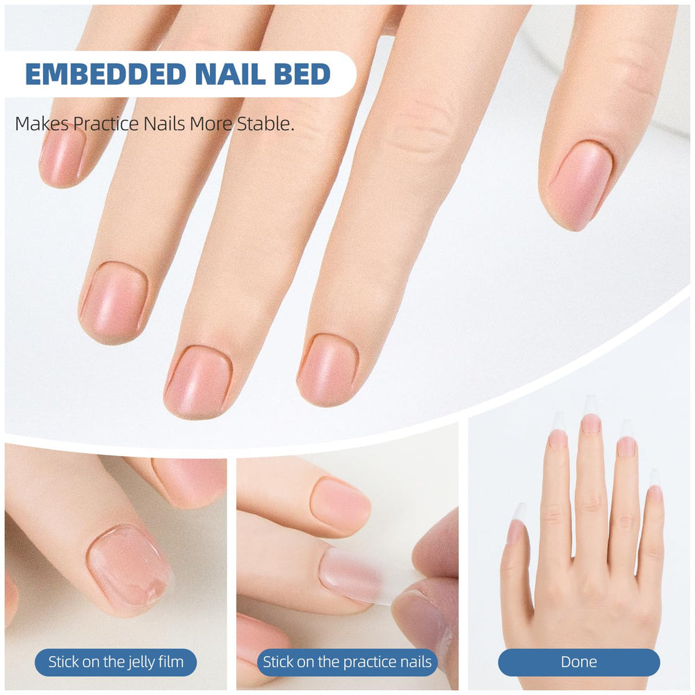Nyxaphoralyn practice hand beginner-focused tool for mastering nail application