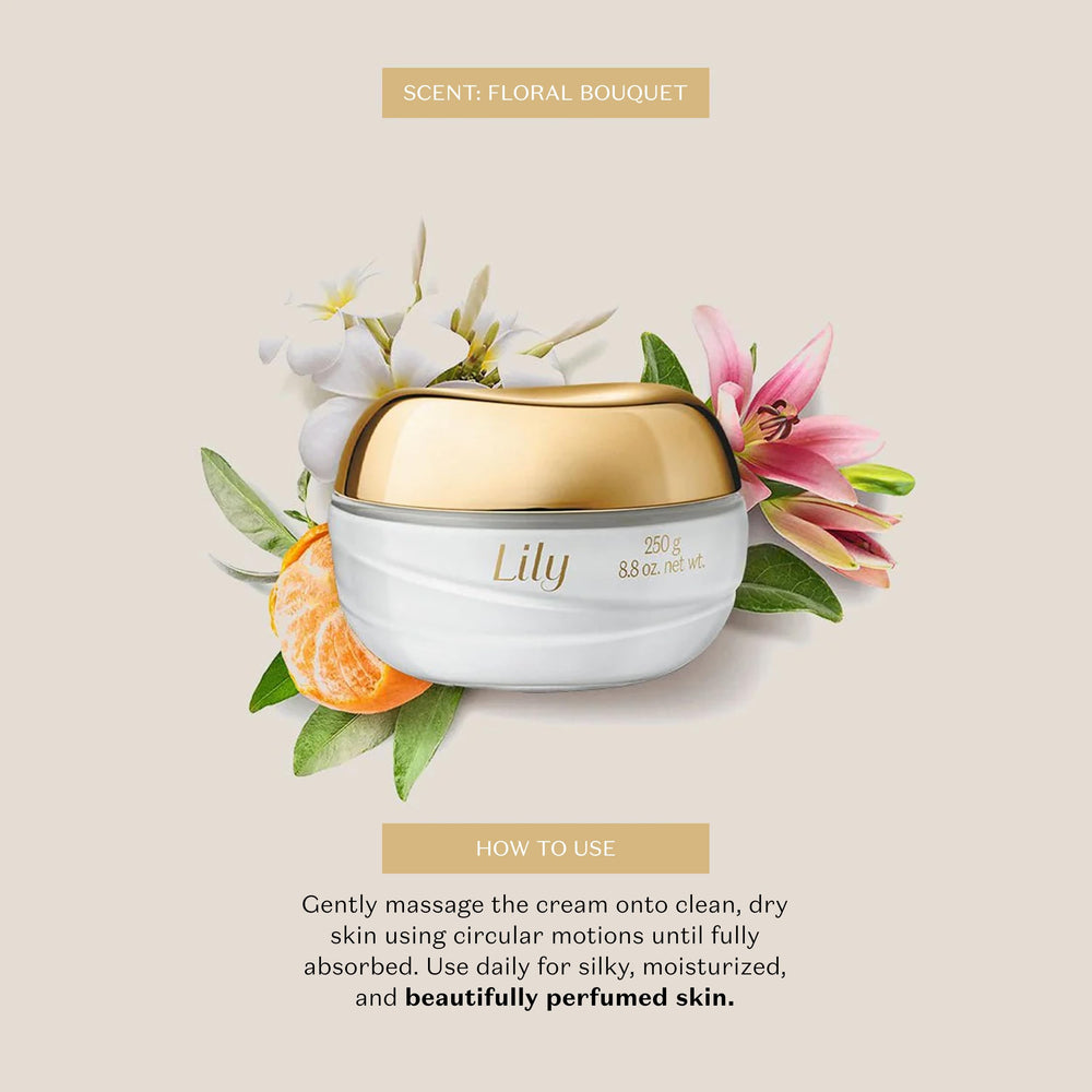 Fragrance note: Stargazer Lily with fresh Lily accents