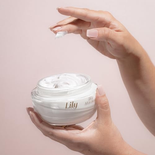 Shea butter and vitamin E nourish Lily Satin