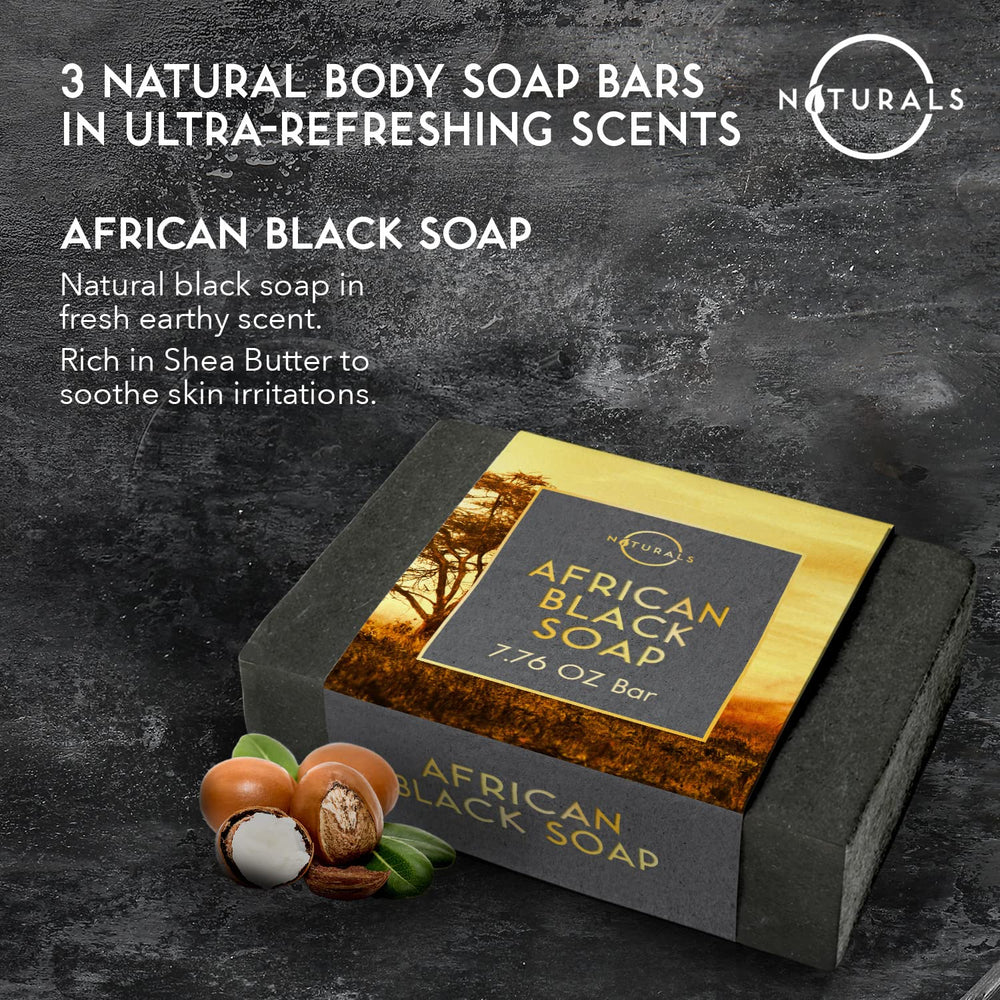 O Naturals exfoliating Cedarwood bar with apricot kernel smooths skin