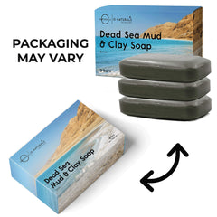 O NATURALS Dead Sea mud texture closeup promoting mineral-rich skin nourishment.