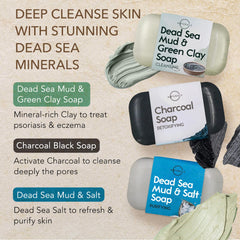 O Naturals detoxifying charcoal soap bar helps purify skin and balance oil
