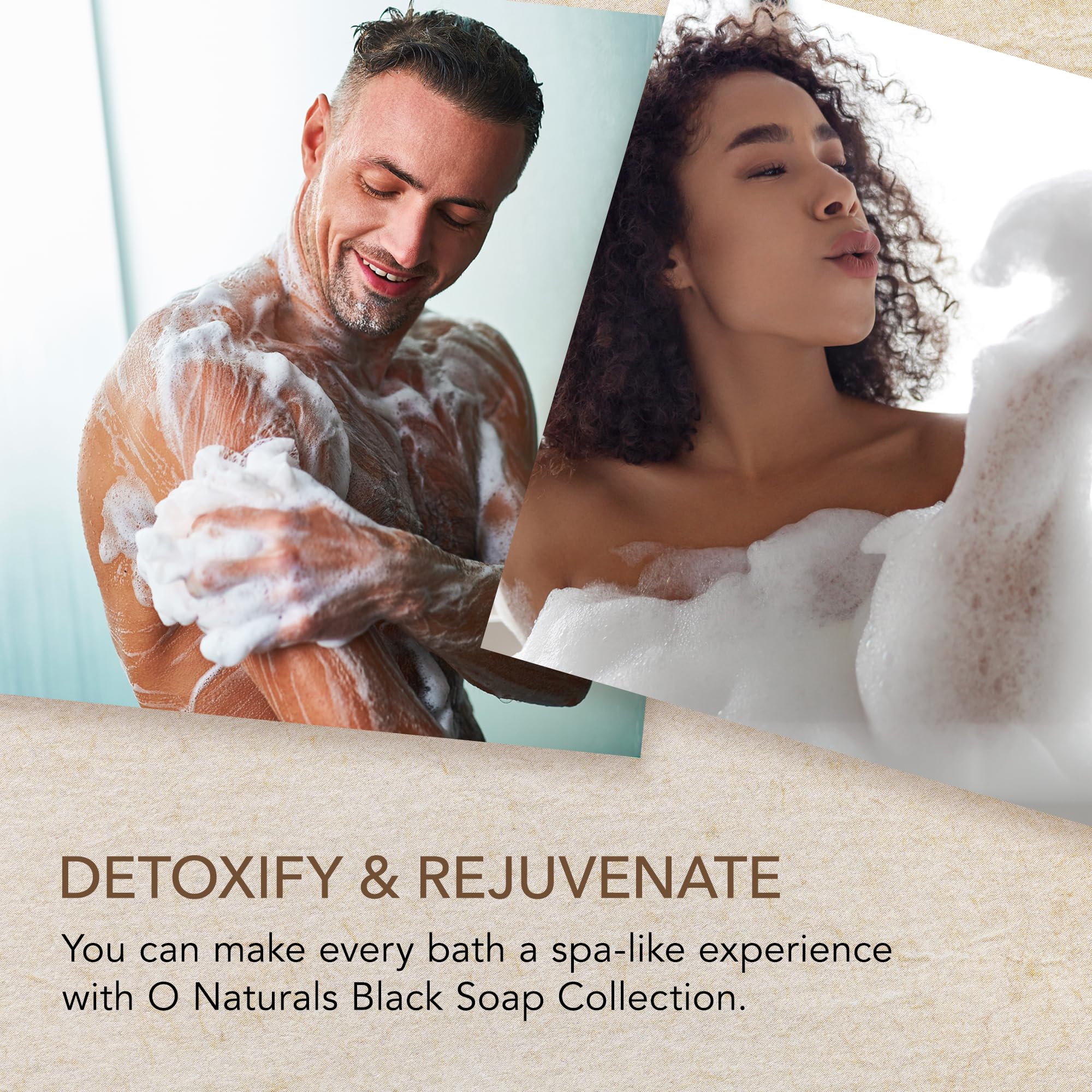 O Naturals exfoliating coffee soap bar with natural scrubs for smoother skin