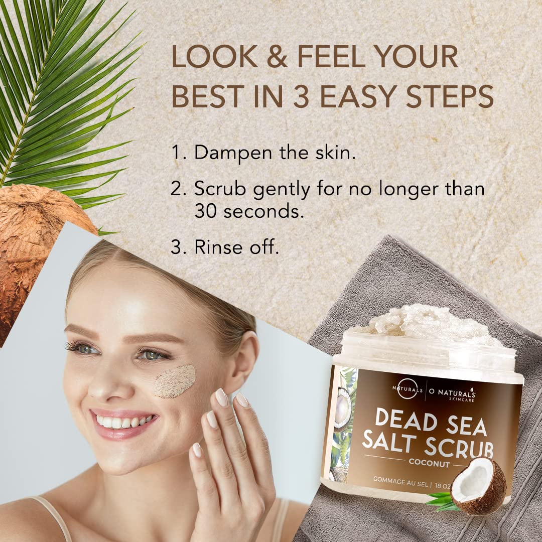 O Naturals Exfoliating Scrub vegan formula for healthy skin.