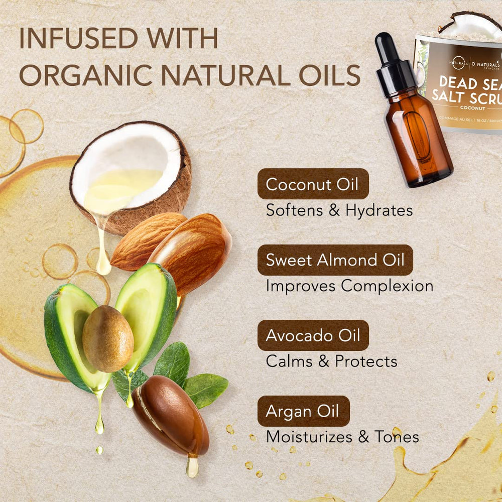 O Naturals Exfoliating Scrub argan oil helps blemishes.