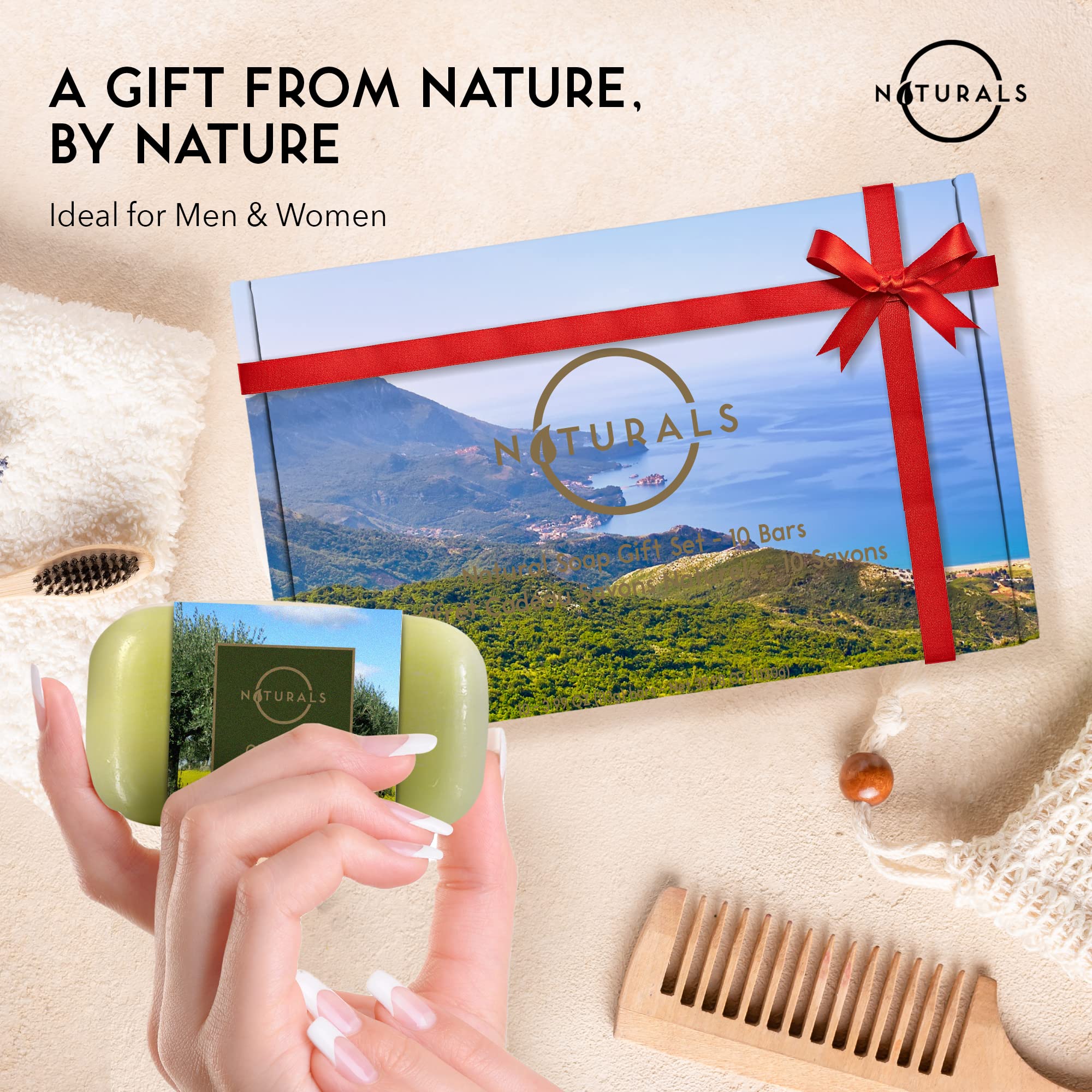 O NATURALS gift-ready packaging, ideal for gifting a wholesome self-care routine.