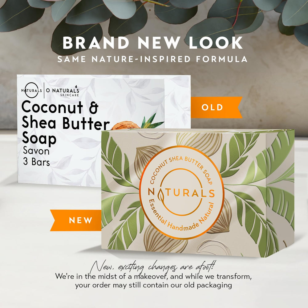 O NATURALS handmade soap on a spa-like bathroom setup for luxurious bathing.