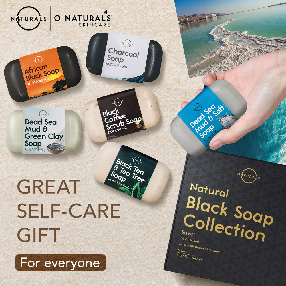 O Naturals purifying Dead Sea Salt soap bar mineral-rich cleansing for refreshed skin