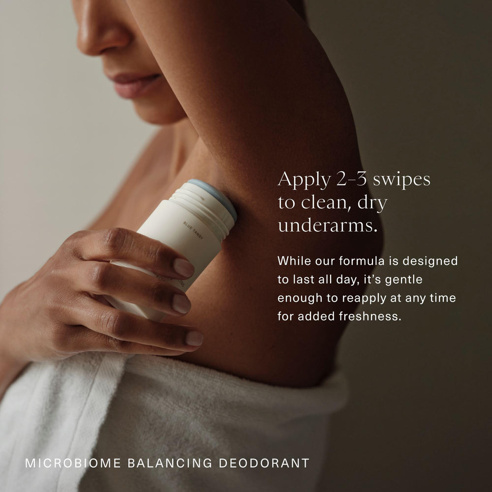 Oak Essentials deodorant texture closeup reveals creamy, fast-absorbing consistency