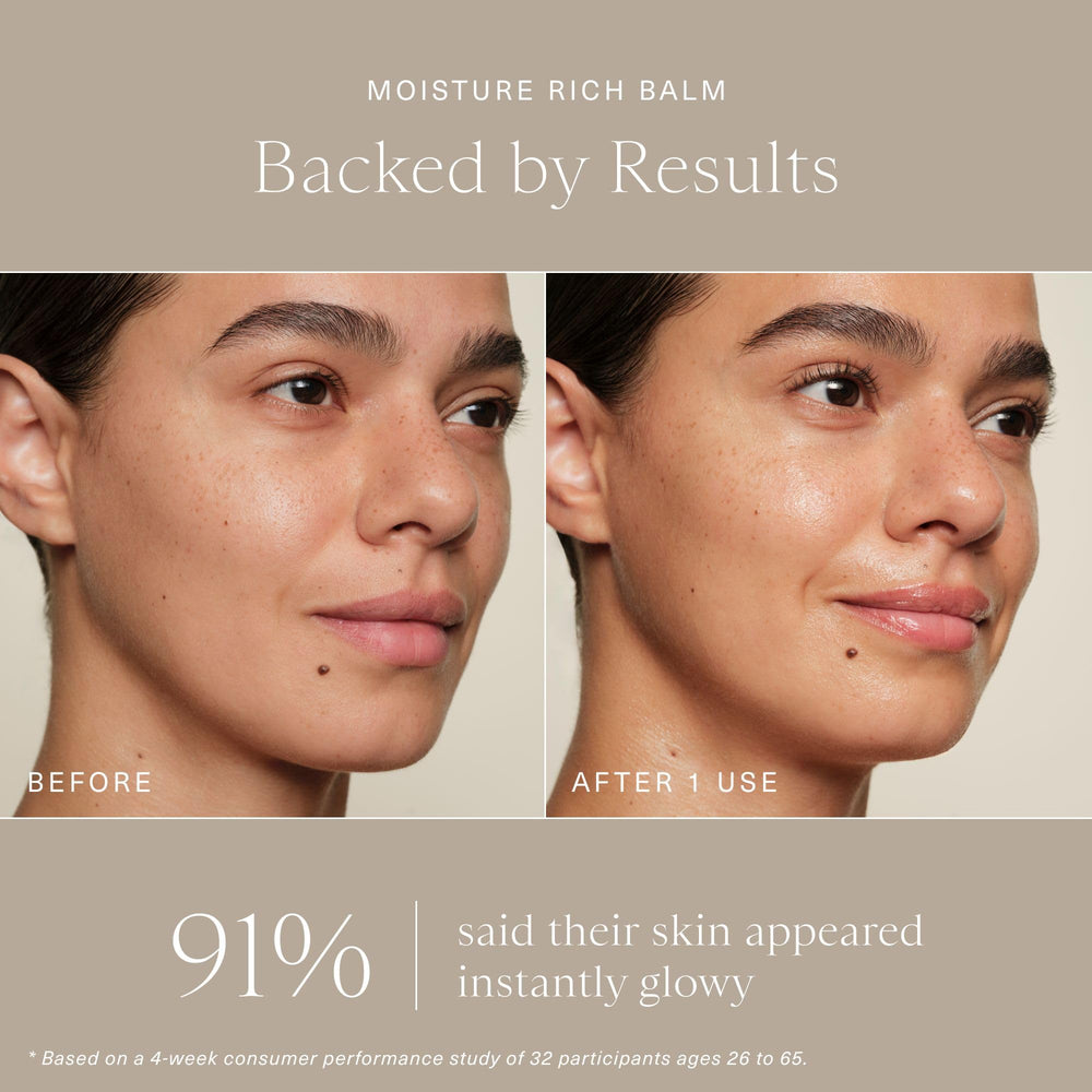 Oak Essentials Moisture Rich Balm with sea buckthorn oil emphasizes antioxidant-rich hydration